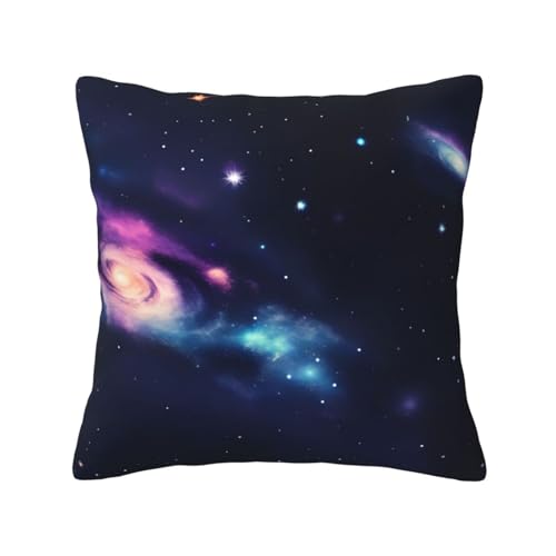 MyPiky Quadratische Kissenbezüge mit Galaxie-Motiv, für Couch, Sofa, Schlafzimmer, Büro, Wohnzimmer MyPiky Quadratische Kissenbezüge mit Galaxie-Motiv, für Couch, Sofa, Schlafzimmer, Büro, Wohnzimmer von MyPiky