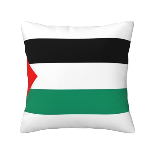 MyPiky Quadratische Kissenbezüge mit Palästina-Flagge, für Couch, Sofa, Schlafzimmer, Büro, Wohnzimmer MyPiky Quadratische Kissenbezüge mit Palästina-Flagge, für Couch, Sofa, Schlafzimmer, Büro, Wohnzimmer von MyPiky