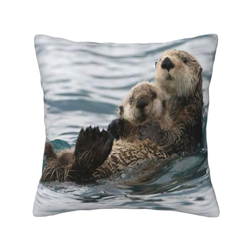 MyPiky Quadratische Kissenbezüge mit Tiermotiven im Ozean, für Couch, Sofa, Schlafzimmer, Büro, Wohnzimmer MyPiky Quadratische Kissenbezüge mit Tiermotiven im Ozean, für Couch, Sofa, Schlafzimmer, Büro, Wohnzimmer von MyPiky