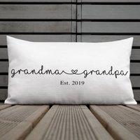 Oma Und Opa Kissen, Neue Großeltern Geschenk, Schwangerschaft Enthüllen Geschenk Für Großeltern, Benutzerdefinierte Kissen Oma Und Opa Kissen, Neue Großeltern Geschenk, Schwangerschaft Enthüllen Geschenk Für Großeltern, Benutzerdefinierte Kissen von MyPrettyPrint