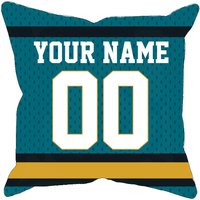 Jacksonville Personalisierte Fußball-Jersey-Kissenbezug, Einzigartiges Individuelles Geschenk Für Nfl-Fans Mit Ihrem Namen Und Nummer von MyRedHotDeals