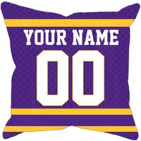 Minnesota Personalisierte Fußball Jersey Kissenbezug, Einzigartiges Individuelles Geschenk Für Nfl-Fans Mit Ihrem Namen Und Nummer Wahl Fan von MyRedHotDeals