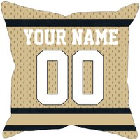 New Orleans Personalisierte Fußball Jersey Kissenbezug, Einzigartiges Geschenk Für Nfl-Fans Mit Ihrem Namen Und Nummer Wahl Fan Kissenbezug von MyRedHotDeals