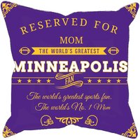 Personalisierte Minneapolis Fußball Kissenbezug, Einzigartiges Geschenk Für Minnesota Wikinger Fans, Nfl American Football Super Bowl Kissenbezug von MyRedHotDeals