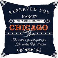 Personalisierter Chicago Football Kissenbezug, Einzigartiges Individuelles Geschenk Für Bears Sportfan, Nfl American Super Bowl Kissenbezug von MyRedHotDeals