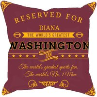Personalisierter Washington-Fan-Kissenbezug, Einzigartiges Individuelles Geschenk Für Washington-Sportfan, Nfl, Super Bowl-Kissenbezug von MyRedHotDeals