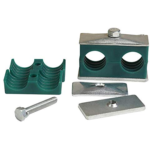 2 Stück Hydraulikschlauchklemme Doppel- / Doppelplastikschlauchschellen Standard-Schlauchschellen für metrische Rohre für 12 mm Außendurchmesser 2 Stück Hydraulikschlauchklemme Doppel- / Doppelplastikschlauchschellen Standard-Schlauchschellen für metrische Rohre für 12 mm Außendurchmesser von MySixKeen