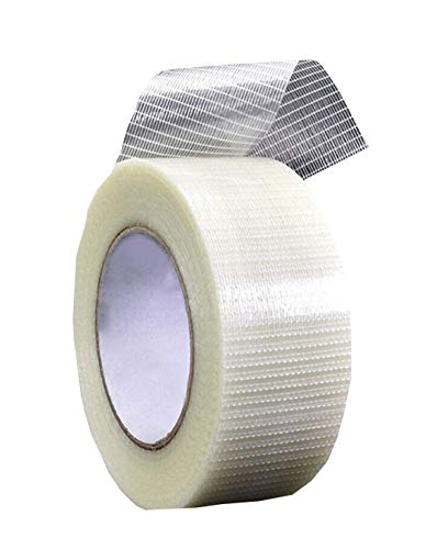Fiberglasband, einseitiges festes klebriges Netzband - selbstklebend (0,22 mm x 45 mm x 20 m, 1 Stück) von MySixKeen