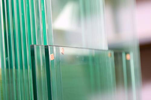 MySpiegel.de Glasscheibe Glasplatte nach Maß in 3mm 4mm 5mm 6mm 8mm 10mm 12mm Klarglas Glasboden Glaswand Glastisch (100 x 100 cm, 4 mm) von MySpiegel.de