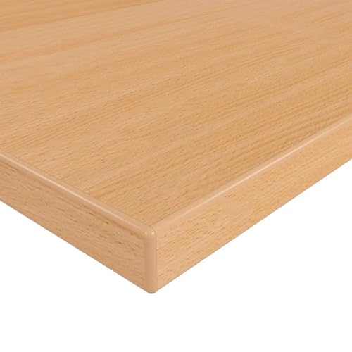 MySpiegel.de Tischplatte Holz Zuschnitt nach Maß Beschichtete Holzdekorplatte Samerbergbuche in 19mm Stärke (120 x 60 cm, Samerbergbuche) von MySpiegel.de