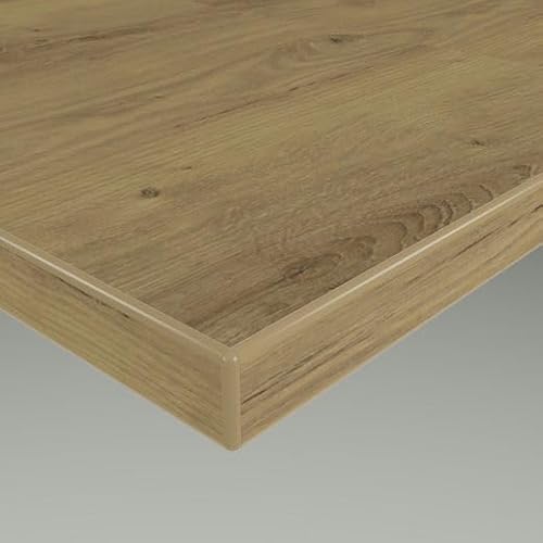 MySpiegel.de Tischplatte Holz Zuschnitt nach Maß Beschichtete Holzdekorplatte Eternal Oak in 19mm Stärke (70 x 70 cm, Eternal Oak) von MySpiegel.de