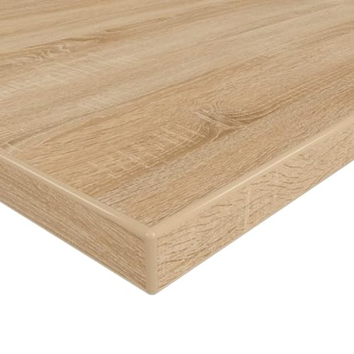 MySpiegel.de Tischplatte Holz Zuschnitt nach Maß Beschichtete Holzdekorplatte in 25mm (120 x 60 cm, Sonoma Eiche) von MySpiegel.de