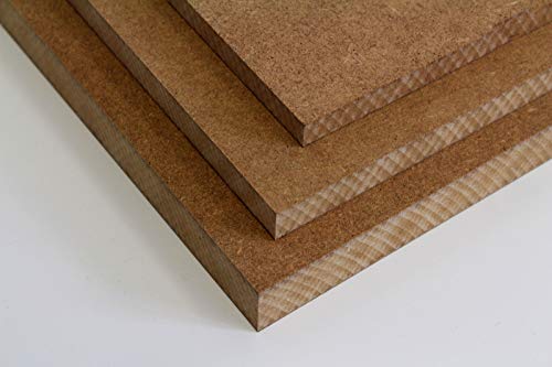 MySpiegel.de Tischplatte Holz Zuschnitt nach Maß Holzzuschnitt MDF Platte in 8/12 / 16/19 / 22 / 25mm (150 x 150 cm, 12mm Stärke) von MySpiegel.de