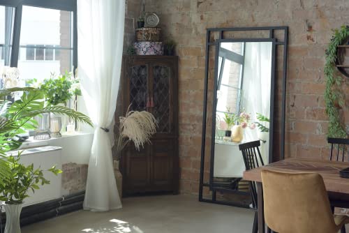 MySpiegel.de Varada Loft-Designspiegel - Inframe in schwarz (70 x 180 cm) von MySpiegel.de