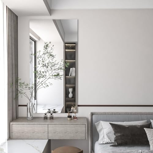 Rahmenloser Wandspiegel Kristallspiegel Badspiegel polierte Kante mit Befestigung in 5mm Stärke (150 x 70 cm) von MySpiegel.de