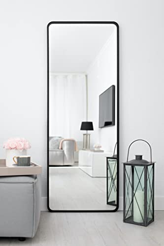 Rechteckiger Wandspiegel mit Alurahmen in Schwarz 100 x 200 cm Rechteckiger Wandspiegel mit Alurahmen in Schwarz 100 x 200 cm von MySpiegel.de