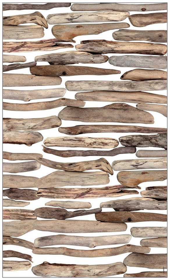 Fensterfolie Look Driftwood, MySpotti, halbtransparent, glatt, 60 x 100 cm, statisch haftend von MySpotti
