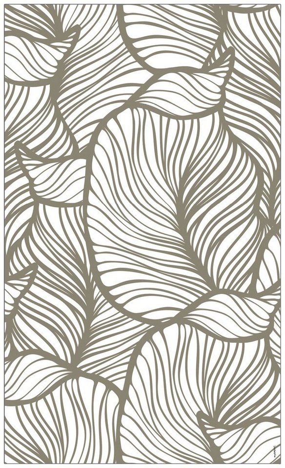 Fensterfolie Look Leaves beige, MySpotti, halbtransparent, glatt, 60 x 100 cm, statisch haftend von MySpotti