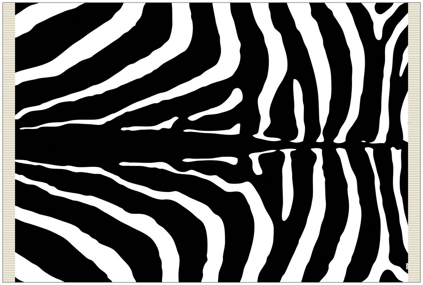 Vinylteppich Buddy Rosalie G, MySpotti, rechteckig, Höhe: 0,5 mm, statisch haftend, Zebra von MySpotti