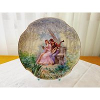 Sammelteller Uralter Teller Porzellan Wandteller von MyStyleFashionCo