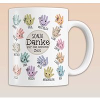 Abschiedsgeschenk Kindergarten, Kita & Schule, Erzieherin Und Lehrer Tasse | Personalisiertes Geschenk Handabdruck, Weihnachten Dankeschön Abschiedsgeschenk Kindergarten, Kita & Schule, Erzieherin Und Lehrer Tasse | Personalisiertes Geschenk Handabdruck, Weihnachten Dankeschön von MySweetheartDesign
