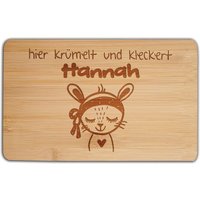 Holzbrett Mit Gravur Kinder Frühstücksbrett Personalisiert Vesperbrett Hase Schneidebrett Geschenk Geburtstag Junge Weihnachten Mädchen von MySweetheartDesign