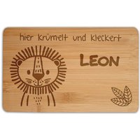 Holzbrett Mit Gravur Kinder Frühstücksbrett Personalisiert Vesperbrett Löwe Schneidebrett Geschenk Geburtstag Junge Weihnachten Mädchen von MySweetheartDesign