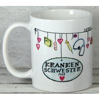 Krankenschwester Dankeschön Geschenk Tasse Mit Namen von MySweetheartDesign