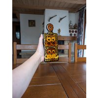 Reber Vintage Keramikbrett Mit Eulenmotiv Zum Servieren Von Fester Butter Oder Zur Wanddekoration in Einem Rustikalen Zuhause Aus Der Schweiz von MySwissFind