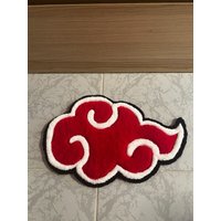 Handgefertigter Wolkenteppich Von Akatsuki Naruto von MyTuft