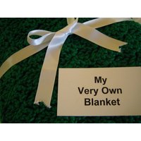 Smaragdgrüne Handgehäkelte Babydecke von MyVeryOwnBlanket