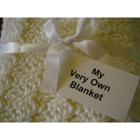 Weiße Handgehäkelte Babydecke von MyVeryOwnBlanket