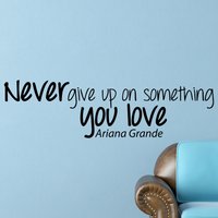 Ariana Grande Nie Inspirierende Motivierende Art Aufkleber Zitat Inspiriert Motiviert Fokus Positive Wandgestaltung 42 X 12 Zoll von MyVinylStoryDecor