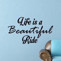 Das Leben Ist Eine Wunderschöne Fahrt Inspirierende Motivation Wand Aufkleber Zitat Kunst Inspiriert Fokus Positive Hause Zimmer Dekor Ermutigung 29 von MyVinylStoryDecor