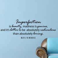 Marilyn Monroe Inspirierende Motivation Wand Aufkleber Zitat Kunst Inspiriert Fokus Positive Hause Zimmer Dekor Ermutigung 42 X 15 Zoll von MyVinylStoryDecor