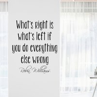Robin Williams Rechts Inspirierende Motivation Wand Aufkleber Zitat Kunst Orientiert Fokus Positive Haus Zimmer Dekor Ermutigung 21 X 17 In von MyVinylStoryDecor