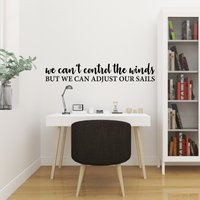 Wir Können Nicht Die Winde Inspirierende Motivation Wand Aufkleber Zitat Kunst Für Zuhause Wohnzimmer Büro Gym Dekor Dekorationen 42 X 8 von MyVinylStoryDecor