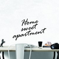 Zuhause Süße Wohnung Inspirierende Motivation Wand Aufkleber Zitat Kunst Inspiriert Fokus Positive Hause Zimmer Dekor Ermutigung 27 X 17 Zoll von MyVinylStoryDecor
