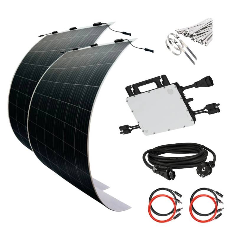 MyVoltaics MyUltraleicht Balkonkraftwerk 620 Watt mit 2 Modulen nur je 5kg von MyVoltaics