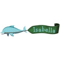 Personalisierte Delphin Name Banner Wandtattoo Für Kinderzimmer | Stk1034 von MyWallStickers