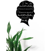 Phänomenale Frau 3 - Maya Angelou Wandtattoo Vinyl von MyWonderLife