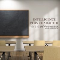 Inspirierendes Zitat Von Martin Luther King Jr. | Schulwanddeko Aufkleber Intelligenz Plus Charakter Ist Wahres Ziel Der Bildung Inspirierendes Zitat Von Martin Luther King Jr. | Schulwanddeko Aufkleber Intelligenz Plus Charakter Ist Wahres Ziel Der Bildung von MyWordyWalls