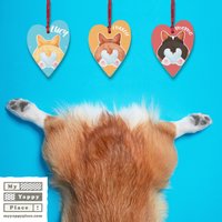 Personalisierter Corgis Butt Holz Weihnachtsornament Magnet | Personalisiertes Geschenk Für Moma Und Papa von MyYappyPlace