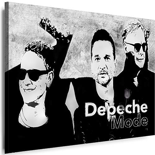 Myartstyle - Bilder Depeche Mode Band 115 x 75 cm Leinwandbild XXL - Wandbild 1 Teilig - Gerahmter Kunstdruck Musik w-s-2023-079 von Myartstyle