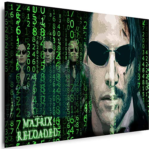 Myartstyle - Bilder Matrix 120 x 80 cm Leinwandbilder XXL - 1 Teilige Wandbilder Film Popular Movies Kunstdrucke w-P-2020-027 von Myartstyle