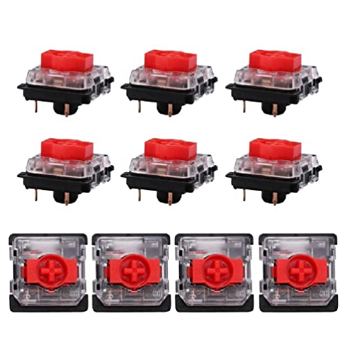 10PCS KS-27 Low Profile Gateron Schalter Rot Blau Braun 3 Pins Ultra-Slim für mechanische Tastatur für Air75 Air60 Rot Braun Blau Custom Hot Swap Ultra-Slim Taktile Schalter für Low Switch von Myazs