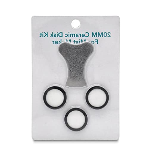 3/6/10pcs 20mm Ceramic Disk Kit 1.70MHz Frequency High Output Atomization Amount Replacement Repair Part for Humidifier 20mm Disk for Maker von Myazs
