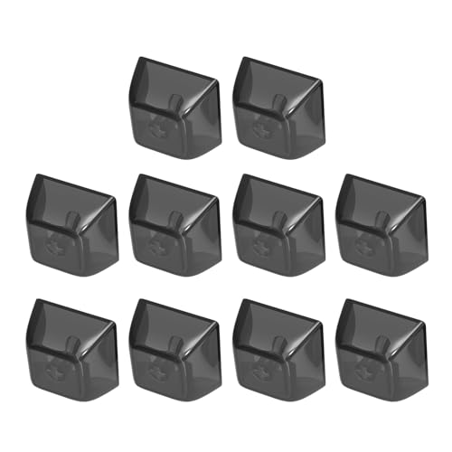 Myazs Crystal Keycaps 1U Backlit Keycaps With Transparent Layer Cherry MX Compatible For Mechanical Keyboards Full 10 Set Transparent Crystal Blank Keycaps von Myazs
