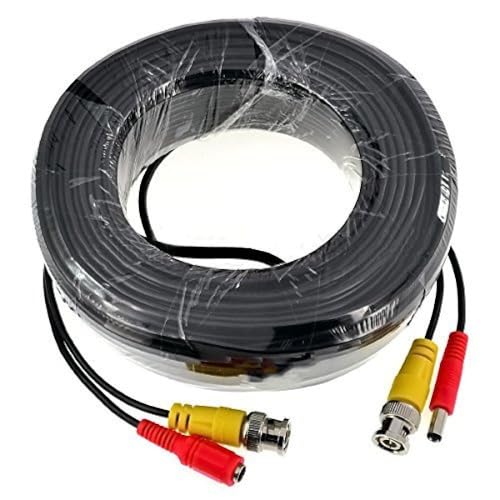 Mycotech CCTV Kabel Kombikabel Video Strom Kabel BNC Koax 5m 10m 20m 30m 50m Analog Coax + DC Power für Videoüberwachungskamera CVBS - HDCVI - AHD - HDTVI - Kameras (30m) von Mycotech