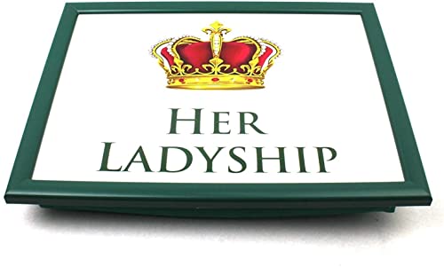 Her Ladyship Knietablett Servier-Sitzsack TV-Bett weich gepolstert aus der Leonardo Kollektion von Mydealsaver